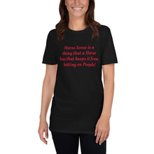 Load image into Gallery viewer, Horse Sense Short-Sleeve Unisex T-Shirt