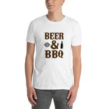 Load image into Gallery viewer, Beer/BBQ Short-Sleeve Unisex T-Shirt