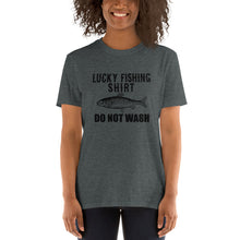 Load image into Gallery viewer, Lucky Fishing Short-Sleeve Unisex T-Shirt
