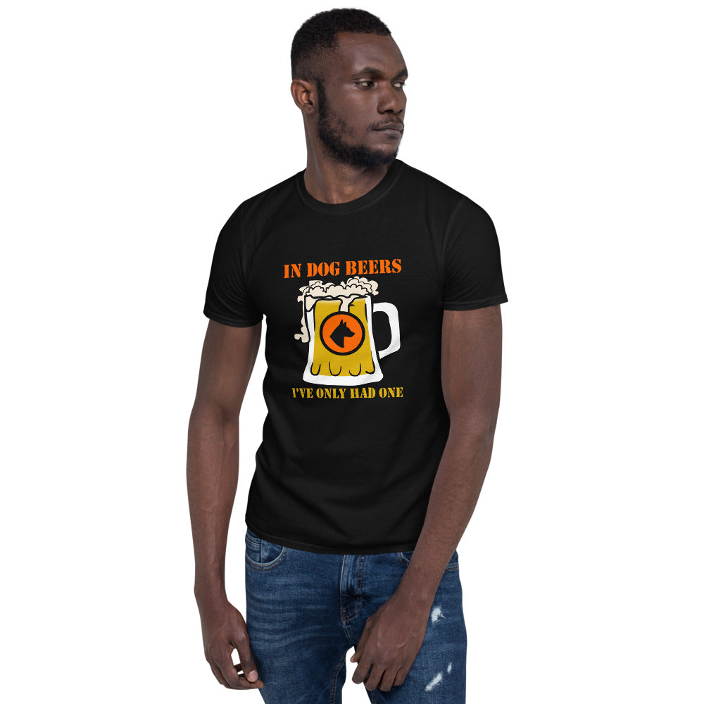 In Dog Beers Short-Sleeve Unisex T-Shirt