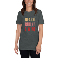 Load image into Gallery viewer, Beach Short-Sleeve Unisex T-Shirt
