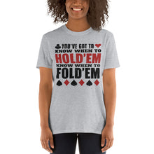 Load image into Gallery viewer, Know When Short-Sleeve Unisex T-Shirt
