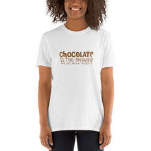 Load image into Gallery viewer, Chocolate/Answer Short-Sleeve Unisex T-Shirt
