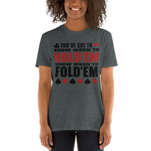 Load image into Gallery viewer, Know When Short-Sleeve Unisex T-Shirt
